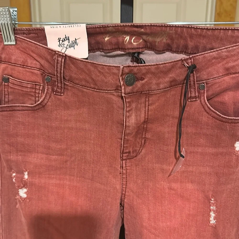 Body Sculpt junior’s Mid Rise Ankle Skinny Super Slimmer Jeans